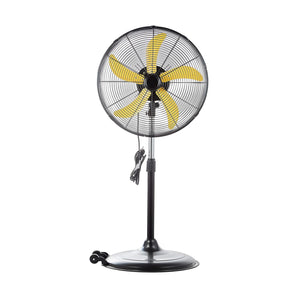 20 in. Heavy Duty High Velocity Pedestal Oscillating Fan with Powerful 1/5 Motor