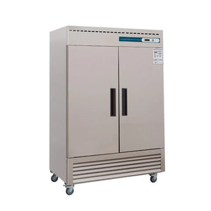 49-cu ft Commercial Refrigerator 2 Stainless Steel-Door