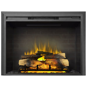 34.7-in Black Electric Fireplace Insert