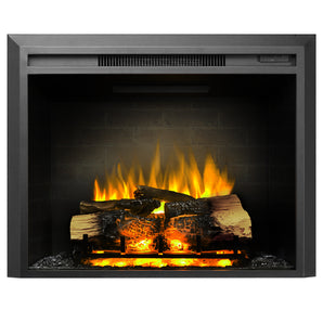 25.1-in Black Electric Fireplace Insert