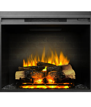 25.1-in Black Electric Fireplace Insert