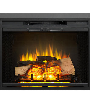 28.7-in Black Electric Fireplace Insert