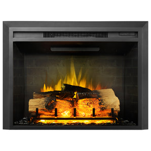 27.1-in Black Electric Fireplace Insert