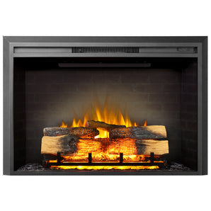 38.7-in Black Electric Fireplace Insert