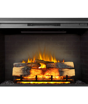 38.7-in Black Electric Fireplace Insert