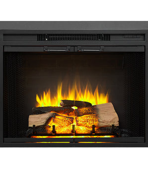 27.1-in Black Electric Fireplace Insert