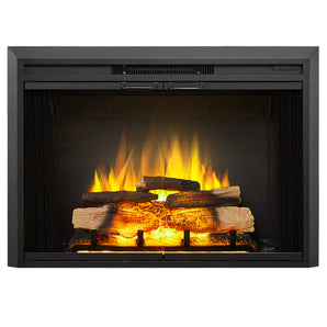 34.7-in Black Electric Fireplace Insert