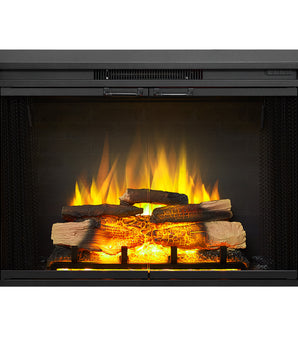 34.7-in Black Electric Fireplace Insert