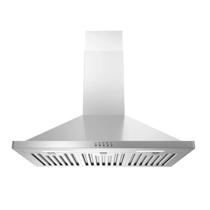 30 in. 450 CFM Convertible Wall Mounted Range Hood in Stainless Steel