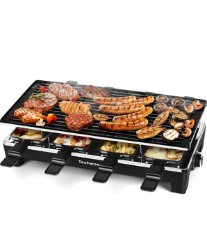 200 sq.-in Black Stainless Steel Smokless Indoor Grill