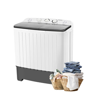 1.73 cu. ft. Portable Top Load Washer Dryer Combo Mini Twin Tub Washer