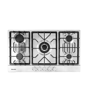 34 in. Gas Cooktop with Dual Size Power Burner Dual Fuel 5 Burner