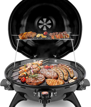 1600-Watt Black Electric Grill