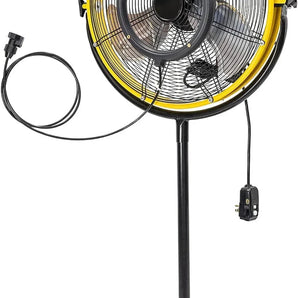 20 in. 3 Speeds Pedestal Fan with IP44 Enclosed Motor