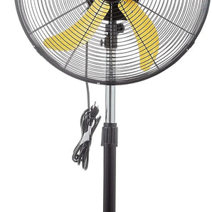 20 in. Heavy Duty High Velocity Pedestal Oscillating Fan with Powerful 1/5 Motor