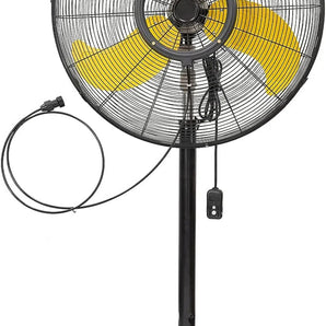 30 in. 3 Speeds Pedestal Fan with IP44 Enclosure 1/3 HP Motor