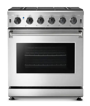 30 in. 4.55 cu. ft. Freestanding Gas Range in Stainless Steel