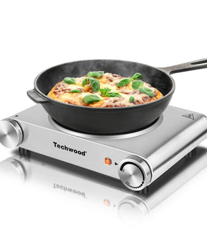 7.6-in Infrared Ceramic Electric Stove 1200-Watt Electric Hot Plate