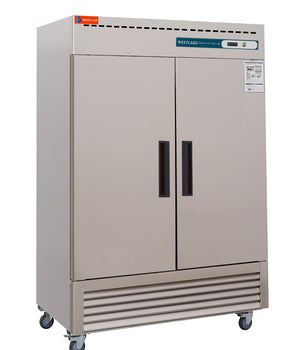 49-cu ft Commercial Refrigerator 2 Stainless Steel-Door