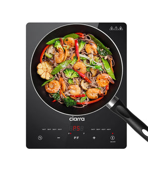 1800W Portable Induction Cooktop with Sensor Touch